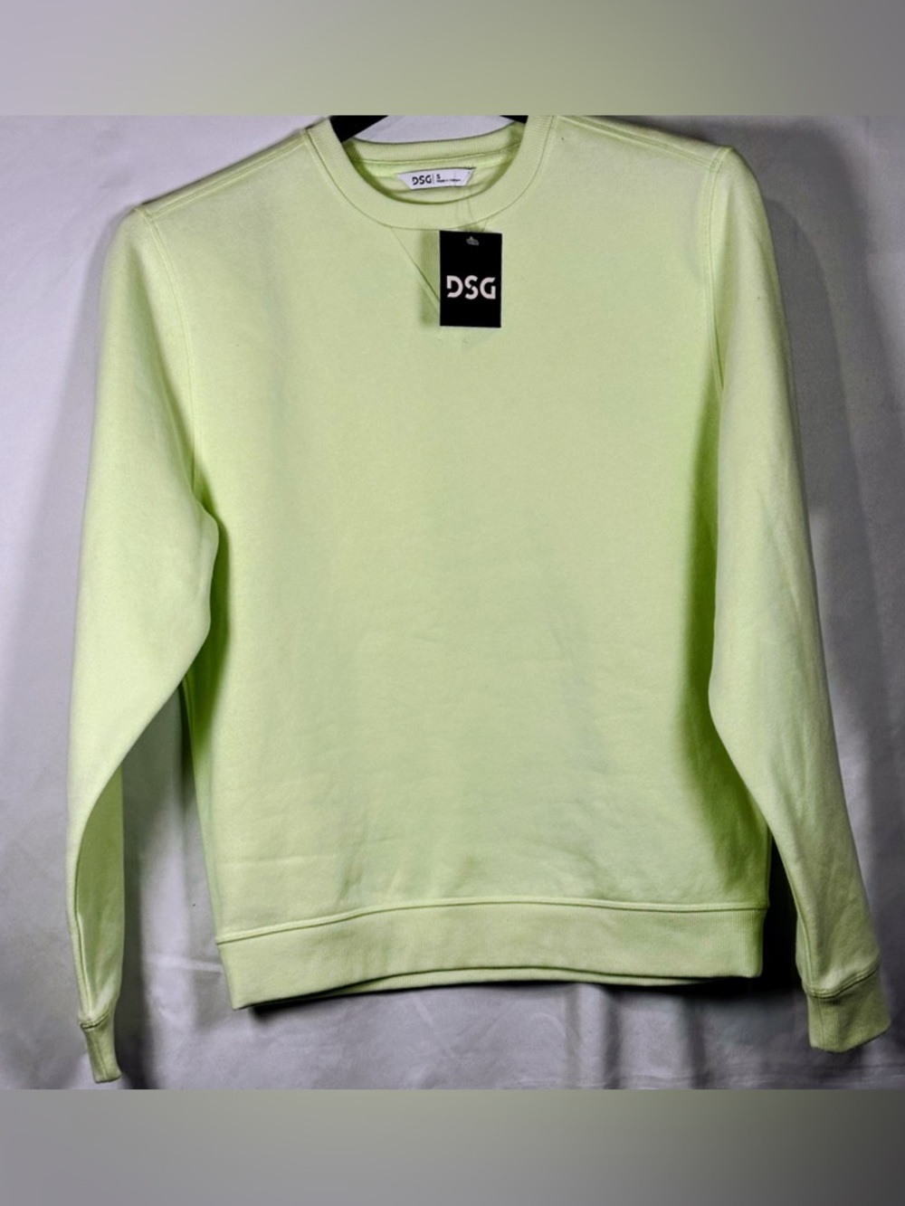 DSG Men’s Pale Neon Green Crewneck Sweatshirt Dick’s Sports